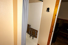Picture of the cabins ADA shower